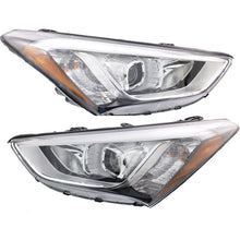 Load image into Gallery viewer, 2013-2016 Hyundai Santa Fe Headlights - Halogen, Driver &amp; Passenger Side, w/ Bulbs (92101B8020)