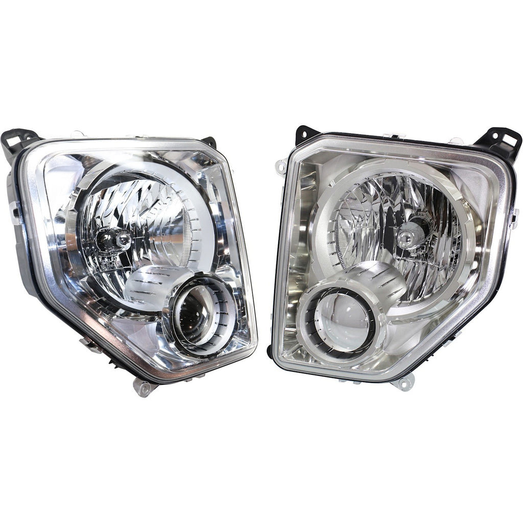 2008-2012 Jeep Liberty Headlights - Halogen, Driver & Passenger Side, w/ Bulbs (57010170AE)