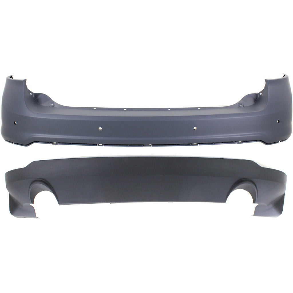 2011-2014 Ford Edge Bumper Cover - Rear, CAPA
