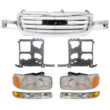 Load image into Gallery viewer, 2003-2007 GMC Sierra 1500, Sierra 1500 Classic &amp; Sierra 2500 Grille - Assembly (19130791PFM)