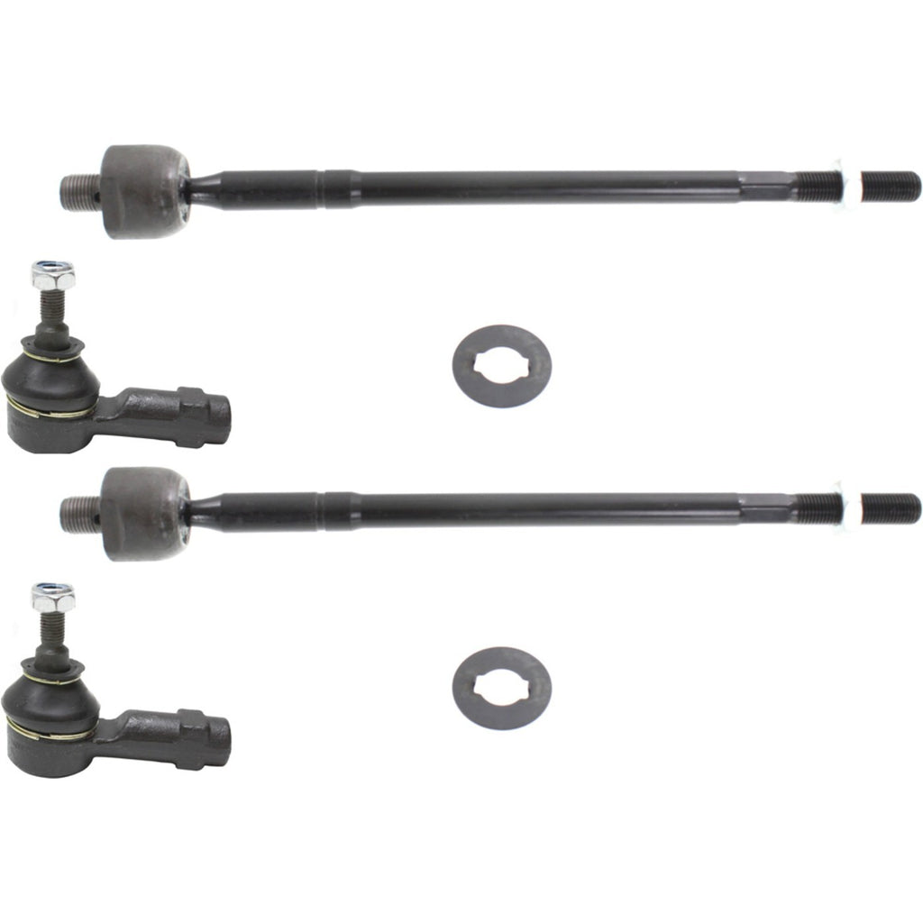 2001-2009 Hyundai & Kia Tie Rod End Front Left and Right Inner and Outer