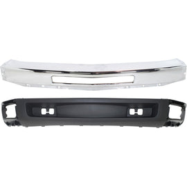 2009-2013 Chevrolet Silverado 1500 Bumper - Front, Chrome (15941850)