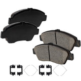 Front Ceramic Brake Pad Set For 2009-2020 Honda Fit 2011-2015 CR-Z