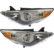 Load image into Gallery viewer, 2011-2014 Hyundai Sonata Headlights - Halogen, Left &amp; Right, Chrome (921023Q100)