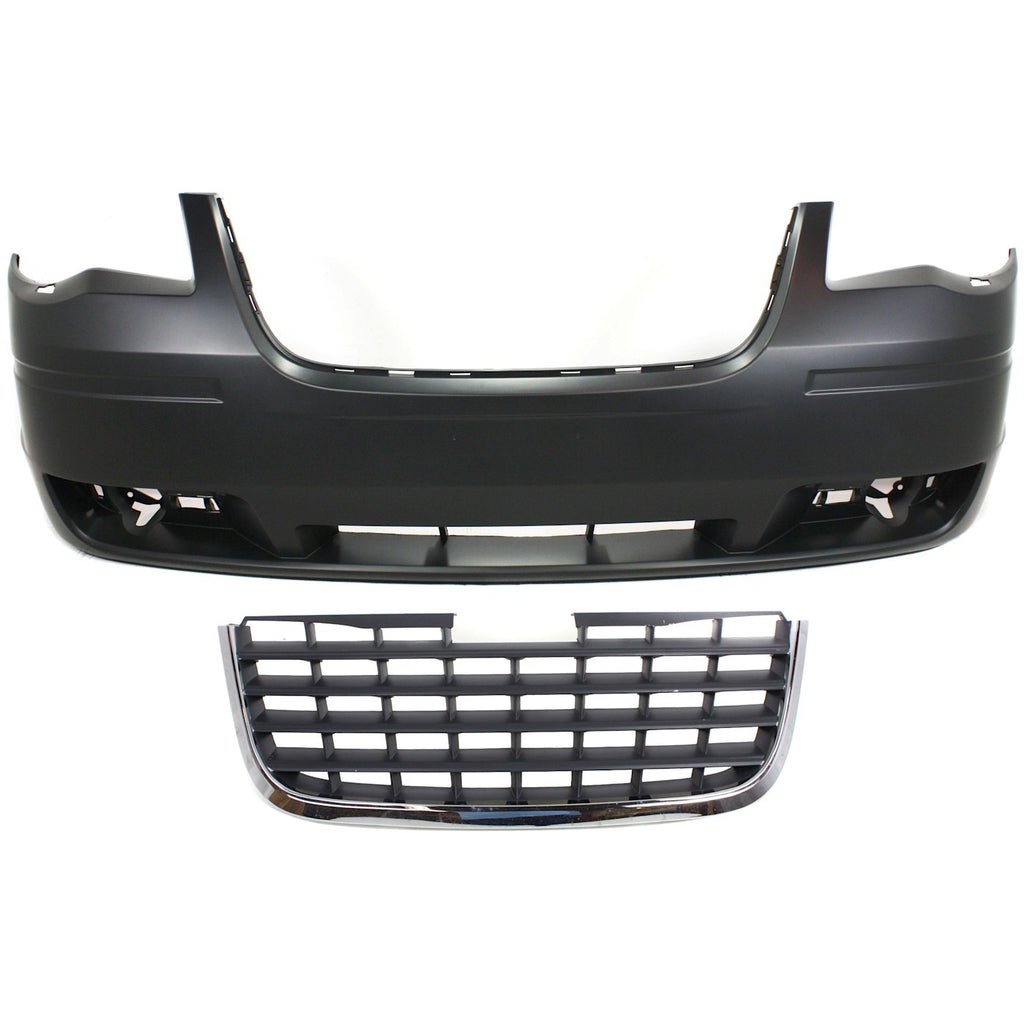 2008-2010 Chrysler Town & Country Bumper Cover - Front (1KG11TZZAC)