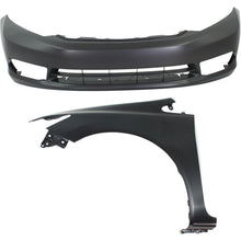 Load image into Gallery viewer, 2012 Honda Civic Bumper Cover - Front, CAPA Certified, Sedan (04711TR3A80ZZ)