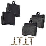 Rear NAO Brake Pad Set For 1997-1998 Mercedes Benz C230 1994-1995 C280