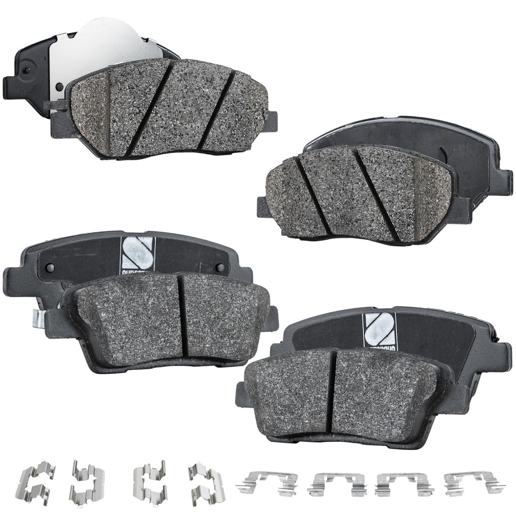 2010-2011 Hyundai Genesis Brake Pads - Front & Rear (581013MA00)