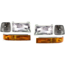 Load image into Gallery viewer, 1995-1997 Ford Headlights - Driver &amp; Passenger Side, w/ Bulbs (F2TZ13008A)