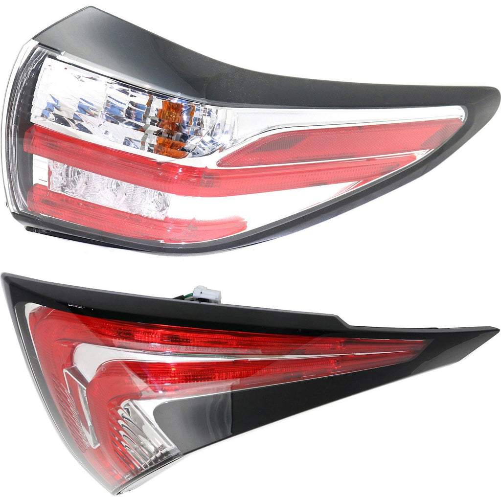 2015-2018 Nissan Murano Tail Lights - LED, Left & Right, Inner (265505AA0B)