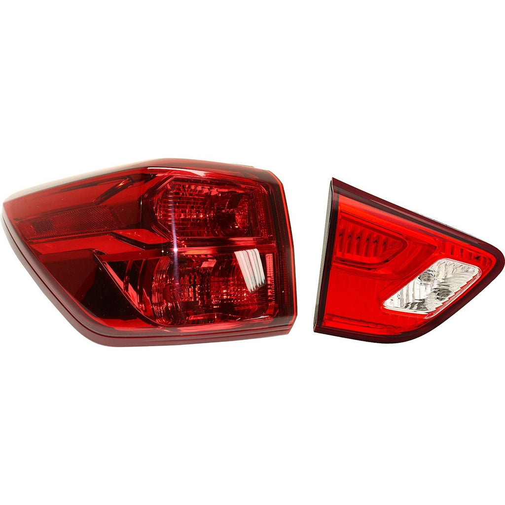 2017-2020 Nissan Pathfinder Tail Light - Left, Inner, CAPA Certified (265459PF0A)