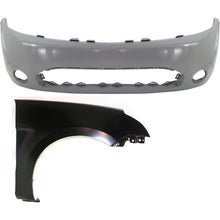 Load image into Gallery viewer, 2009-2011 Ford Focus Bumper Cover - Front, Sedan, Coupe (9S4Z17D957BAPTM)