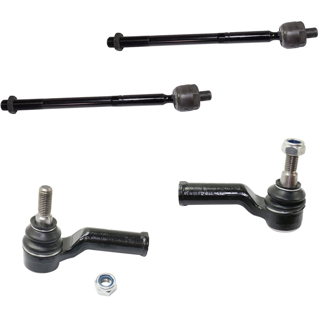 2007-2016 Volvo Tie Rod End Set Front Inner and Outer