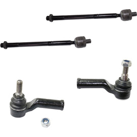 2007-2016 Volvo Tie Rod End Set Front Inner and Outer