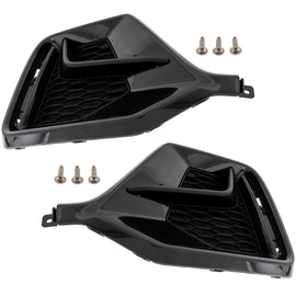 2019-2021 Honda Civic Bumper Trims - Rear, Left & Right, Textured (71513TGGA50ZF)