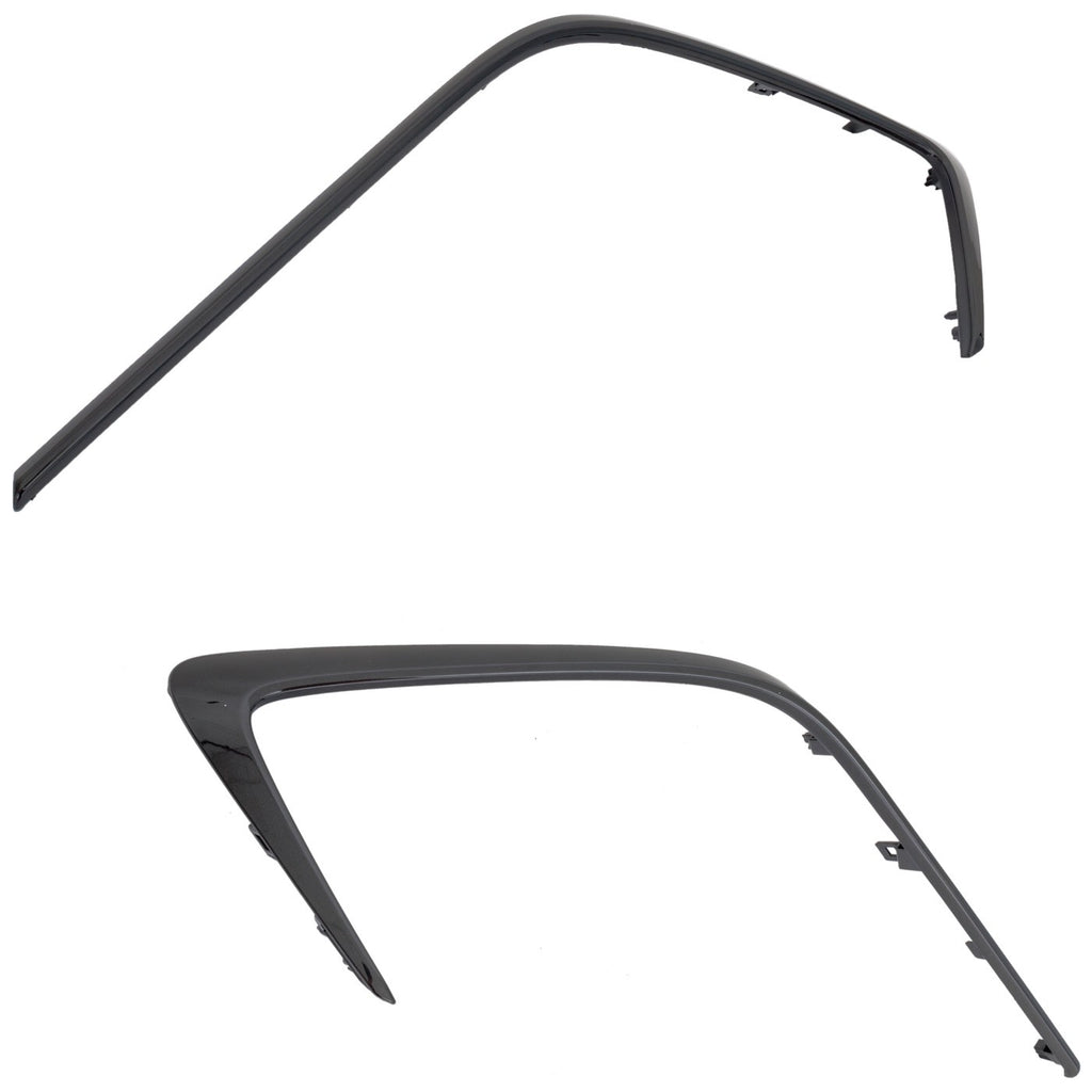 2019-2022 Toyota Corolla Grille Trim - Dark Gray Driver And Passenger Side (17022952)