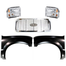 Load image into Gallery viewer, 2006-2007 Ford F-250 Super Duty &amp; F-350 Super Duty Fenders - Left &amp; Right (6C3Z8200AAA)