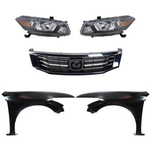 Load image into Gallery viewer, 2008-2010 Honda Accord Headlights - Driver &amp; Passenger Side (33100TE0A01)