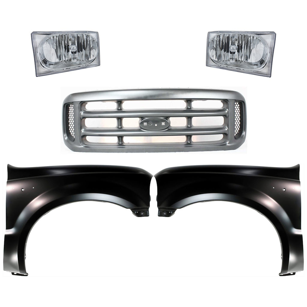 2002-2004 Ford Grille (YC3Z8200AAA)