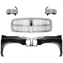 Load image into Gallery viewer, 2002 Dodge Ram 1500 Fenders - Halogen, Front, Left &amp; Right (55276208AD)