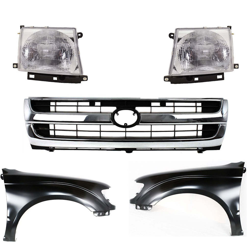 1997-2000 Toyota Tacoma Fenders - Front, Driver & Passenger Side (5381104070)