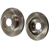 Front Disc Brake Rotors For 1989-1998 Nissan 240SX 4-Wheel ABS