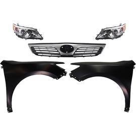 2012-2014 Toyota Camry Headlights - Driver & Passenger Side (8111006470)