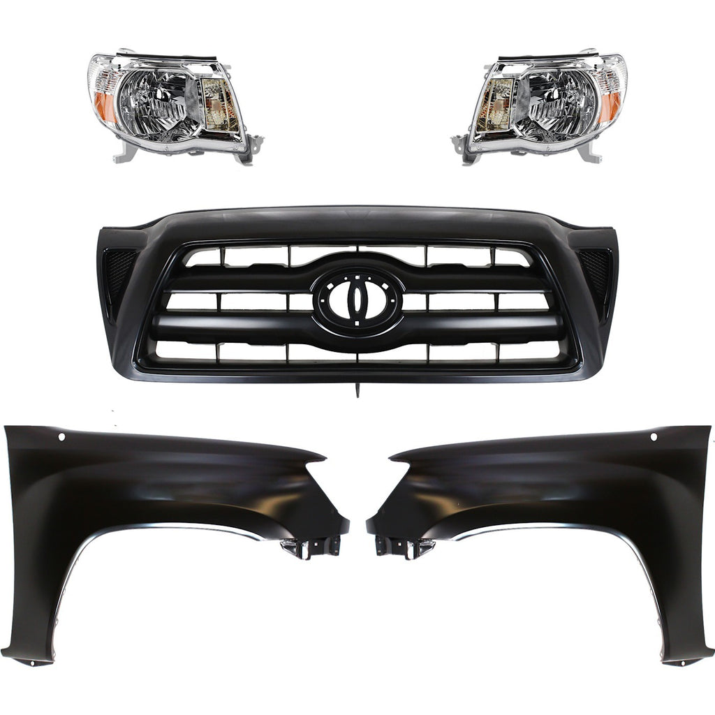 2005-2011 Toyota Tacoma Headlights - Halogen, Left & Right, Assembly (8111004163)