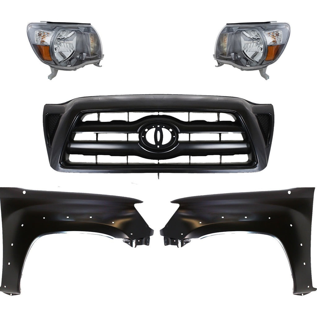 2005-2011 Toyota Tacoma Headlights - Halogen, Left & Right, Assembly (8111004173)