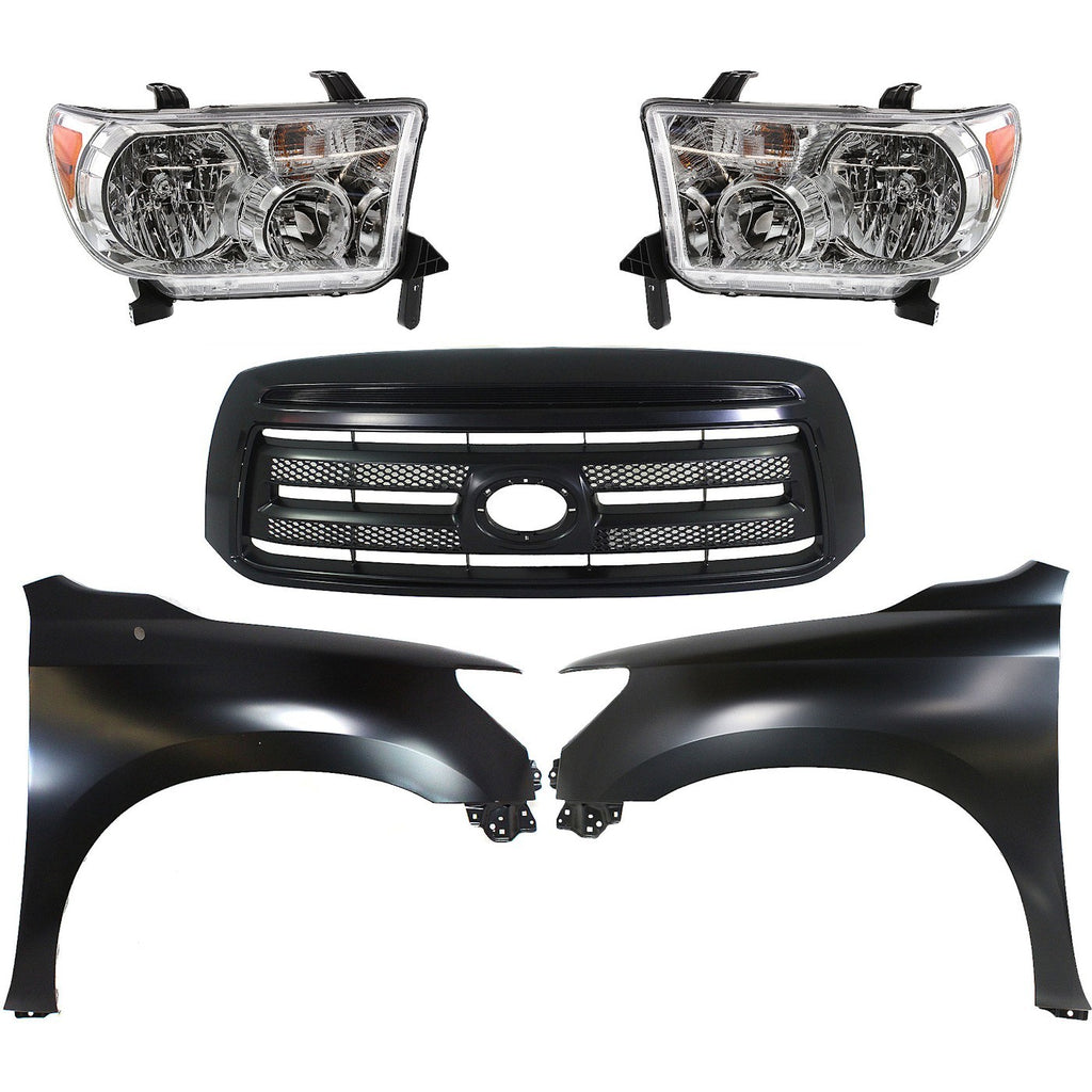2010-2013 Toyota Tundra Fender - 5-Piece, Assembly (531000C240C0)