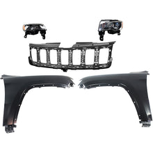 Load image into Gallery viewer, 2017-2022 Jeep Grand Cherokee &amp; Grand Cherokee WK Headlights - Halogen, Left &amp; Right, Assembly (68289234AE)