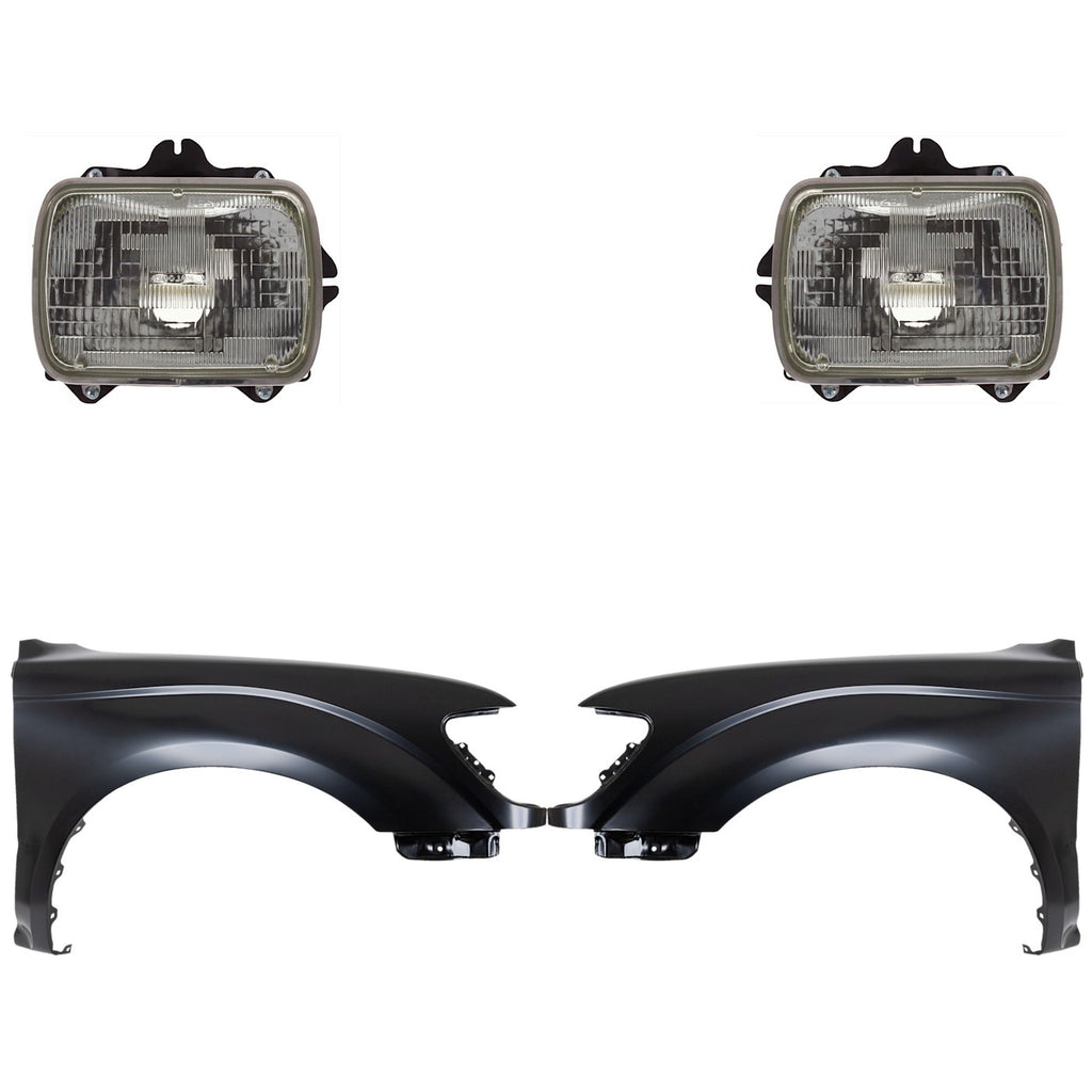 1995-1997 Toyota Tacoma Fenders - Halogen, Left & Right, Assembly (8111089155)