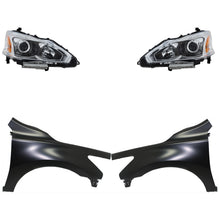 Load image into Gallery viewer, 2013-2015 Nissan Altima Headlights - Halogen, Driver &amp; Passenger Side, Assembly (260103TA9A)