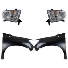 Load image into Gallery viewer, 2007-2013 Toyota Tundra Headlights - Halogen, Driver &amp; Passenger Side, Assembly (811100C051)