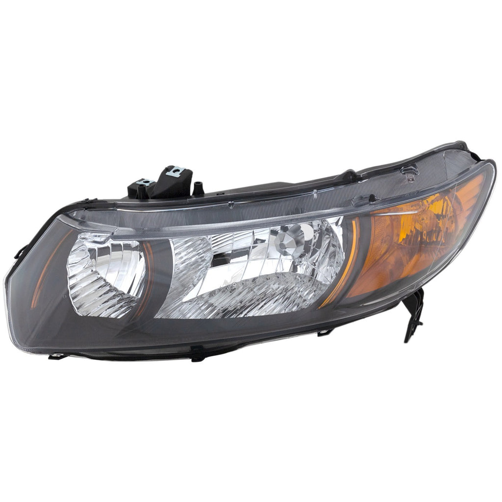 2006-2011 Honda Civic Headlights - Halogen, Left & Right, Coupe (33101SVBA11)
