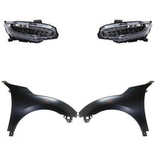 Load image into Gallery viewer, 2017-2019 Honda Civic Headlights - LED, Driver &amp; Passenger Side, Assembly (33100TBAA11)