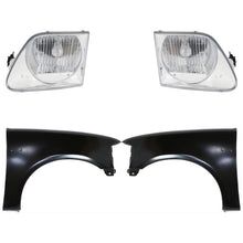 Load image into Gallery viewer, 1997-2004 Ford F-150, F-150 Heritage &amp; F-250 Fenders - Left &amp; Right, Primed (2L3Z16005BA)