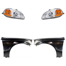 Load image into Gallery viewer, 1996-1998 Honda Civic Headlights - Halogen, Left &amp; Right (33101S01305)