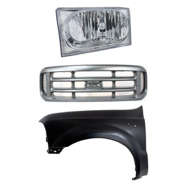 2002-2004 Ford Fender - Left (YC3Z8200AAA)