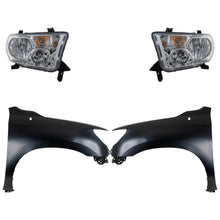 Load image into Gallery viewer, 2007-2013 Toyota Tundra Headlights - Halogen, Left &amp; Right, CAPA Certified (538010C190)