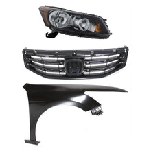 Load image into Gallery viewer, 2011-2012 Honda Accord Headlight - Halogen, Passenger Side, Assembly (33100TA0A01)