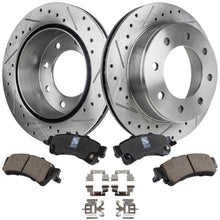 Load image into Gallery viewer, 2004-2005 Chevrolet Silverado 1500 &amp; GMC Sierra 1500 Brake Rotors - Rear, Left &amp; Right (19326)