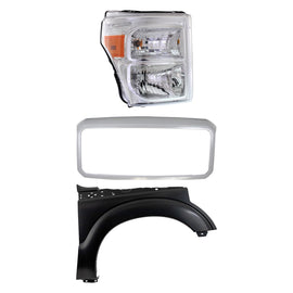 2011-2016 Ford F-250 Super Duty & F-350 Super Duty Fender - Right (BC3Z13008E)