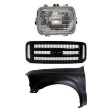 Load image into Gallery viewer, 2005-2007 Ford F-250 Super Duty &amp; F-350 Super Duty Fender - Halogen, Front, Driver Side (25949657)
