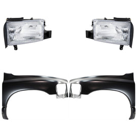2002 Dodge Ram 1500 Fenders - Front, Left & Right, Primed (55276208AD)