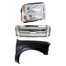 Load image into Gallery viewer, 2005-2007 Ford Excursion, F-250 Super Duty &amp; F-350 Super Duty Grille (6C3Z8200BC)