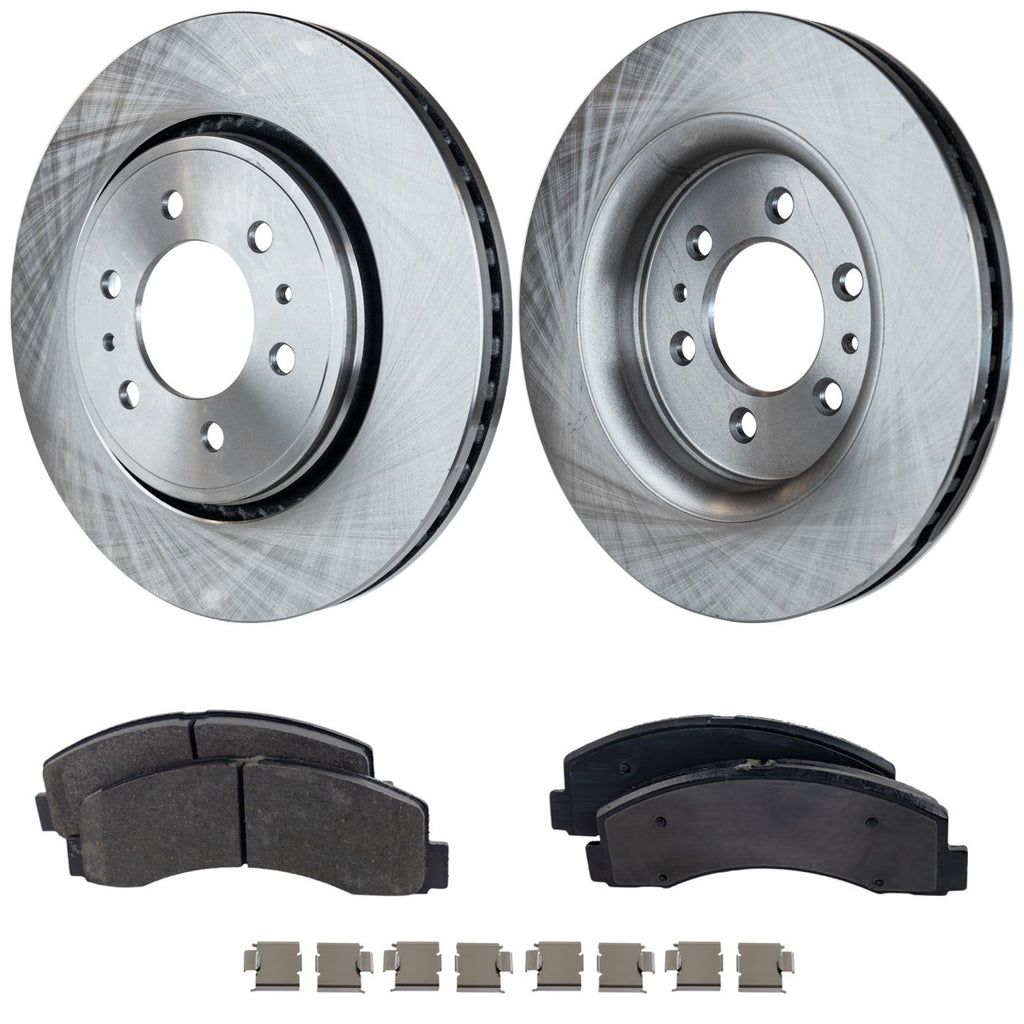 2018-2021 Ford Expedition, Ford F-150 & Lincoln Navigator Brake Rotors - Front, Driver & Passenger Side (7L1Z1125A)