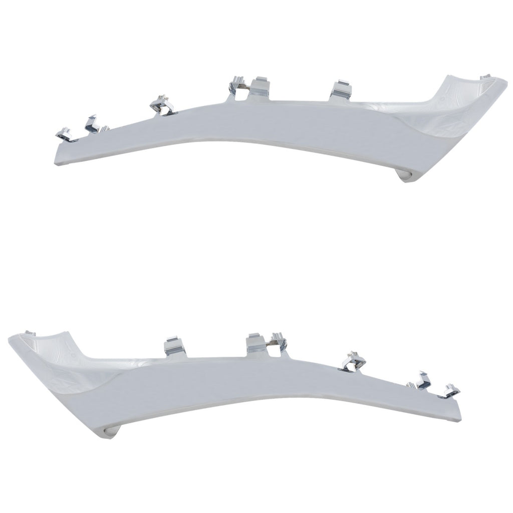 2016-2023 Mazda CX-9 Grille Trims - Driver & Passenger Side, Lower, Chrome (TK50507J1A)