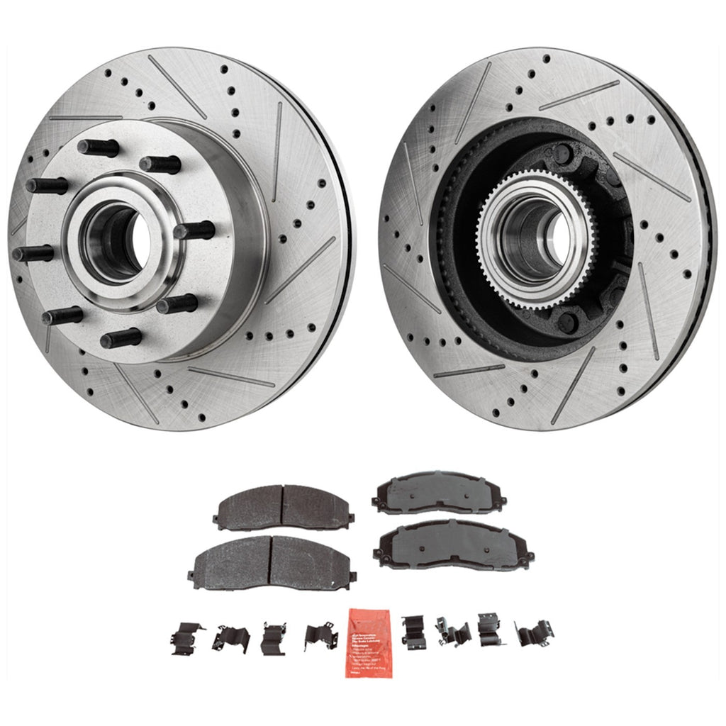 2019-2022 Ford F-250 Super Duty & F-350 Super Duty Brake Rotors - Front, Left & Right, RWD (42301)