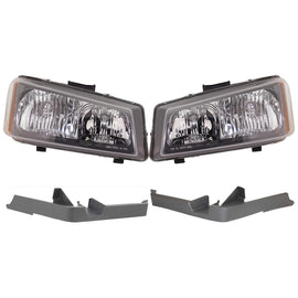 2003-2007 Chevrolet Bumper Trims - Left & Right (10396912PFM)